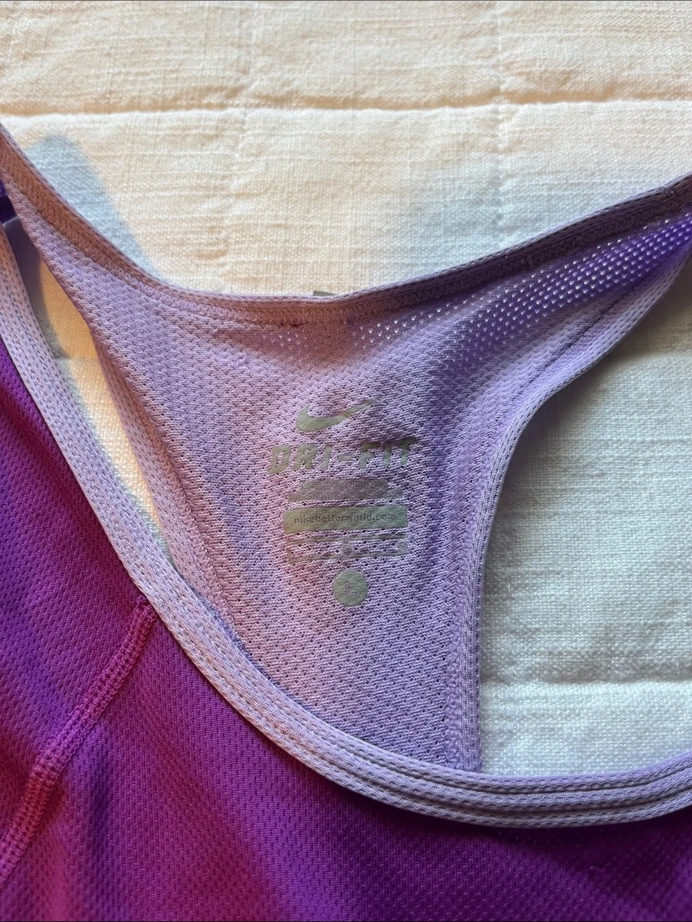 Nike Purple Racerback Tank Top